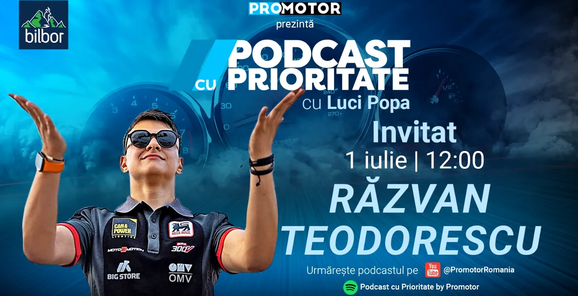 Răzvan Teodorescu vine la „Podcast cu Prioritate” #48. Emisiunea apare luni, 1 iulie