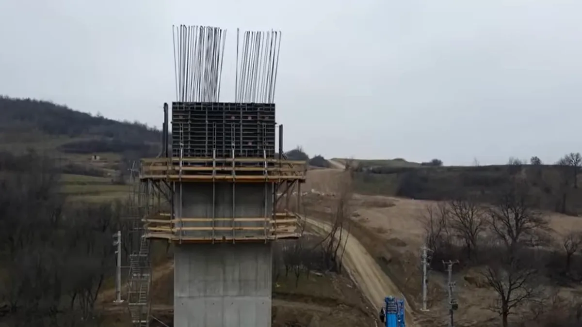 Cum arată cel mai spectaculos segment de pe autostrada Pitești-Sibiu?