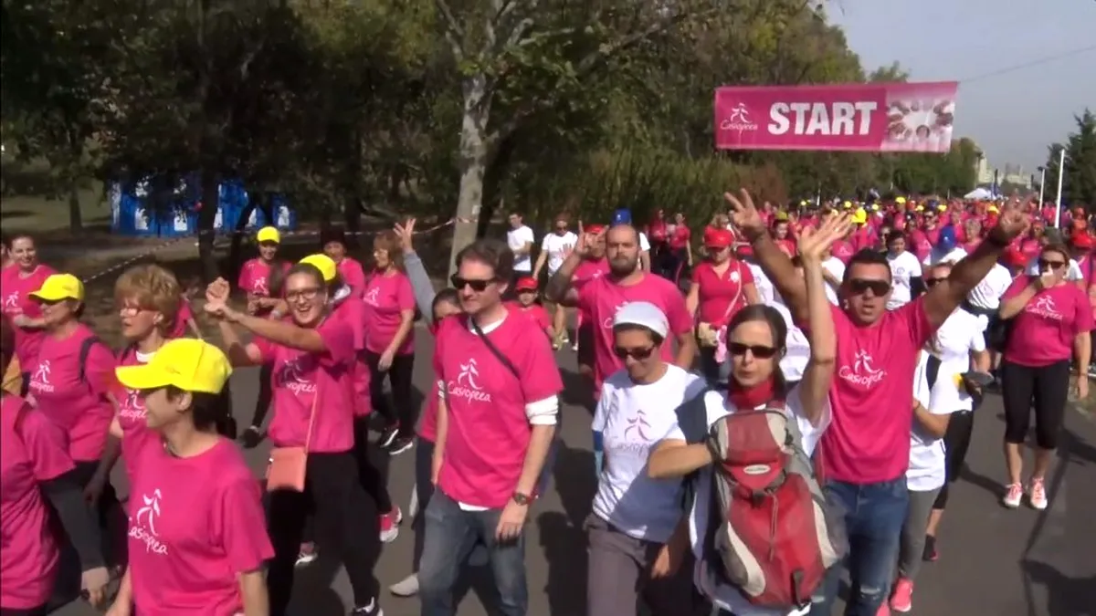 Cauză nobilă: Cursa Roz, din solidaritate cu cei care luptă contra cancerului la sân
