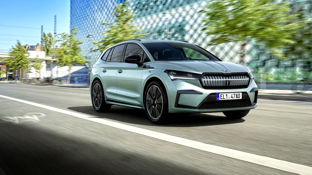 Ce aduce nou SUV-ul 100% electric Skoda ENYAQ iV? Modelul poate fi comandat și în România