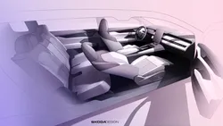 Škoda oferă tot mai multe detalii despre SUV-ul electric Peaq. Acum, cehii prezintă conceptul interiorului modelului cu șapte locuri