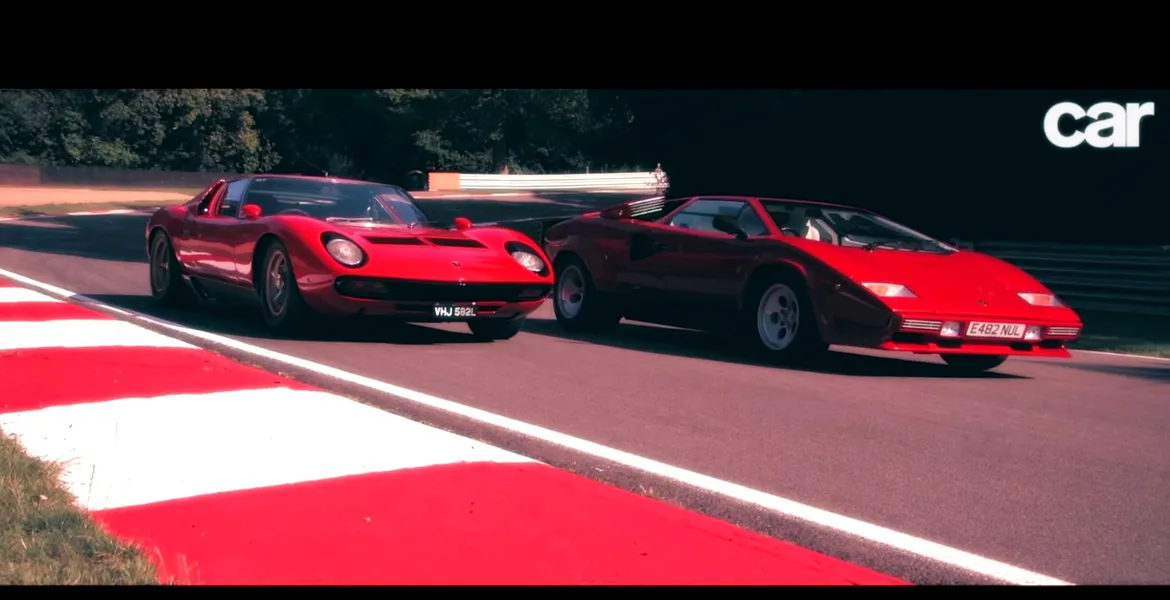 Ei sunt părinţii supercarului modern: Lamborghini Miura şi Countach