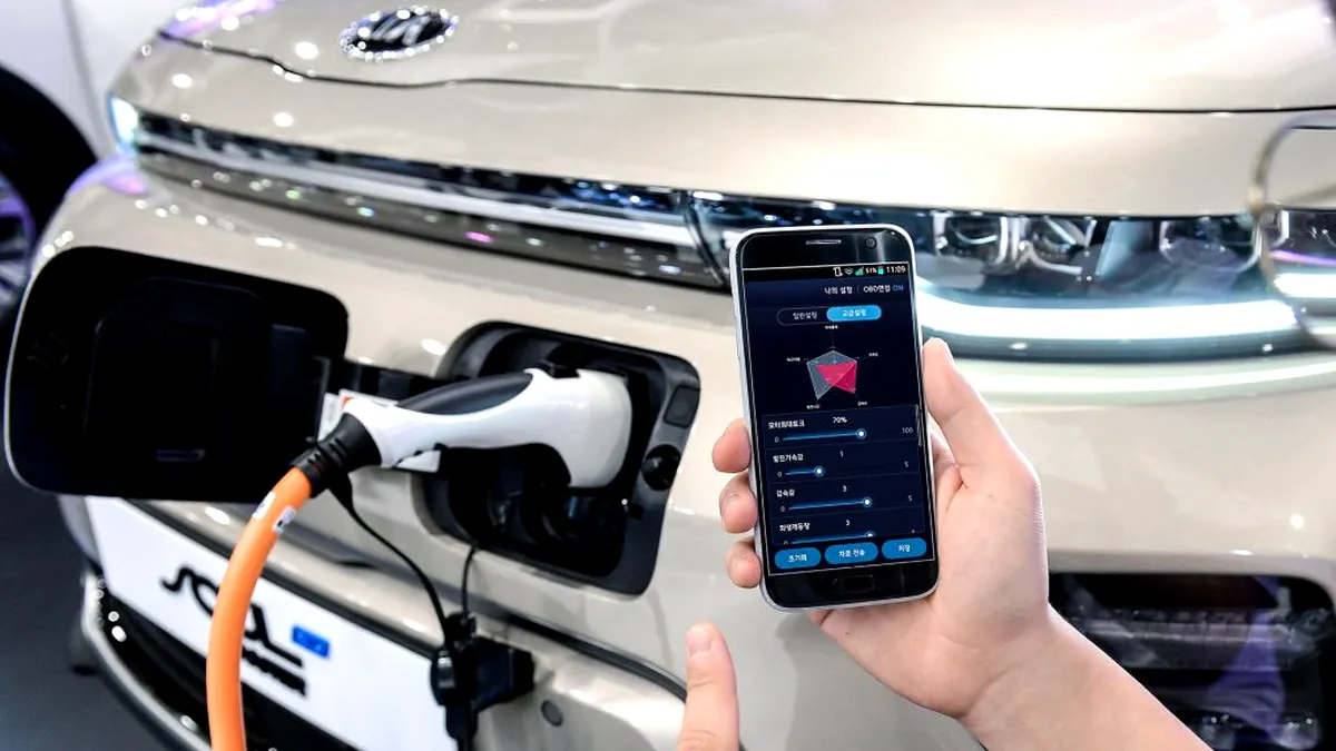 Hyundai lansează o aplicaţie pentru smartphone prin care şoferii pot să personalizeze funcţiile automobilului electric 