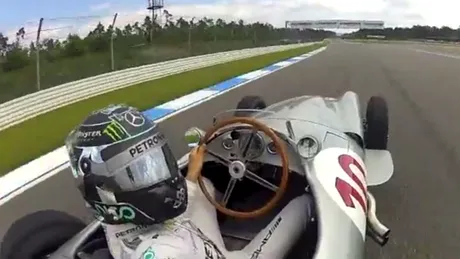 VIDEO: Nico Rosberg execută cel mai tare selfie pe care l-ai văzut vreodată