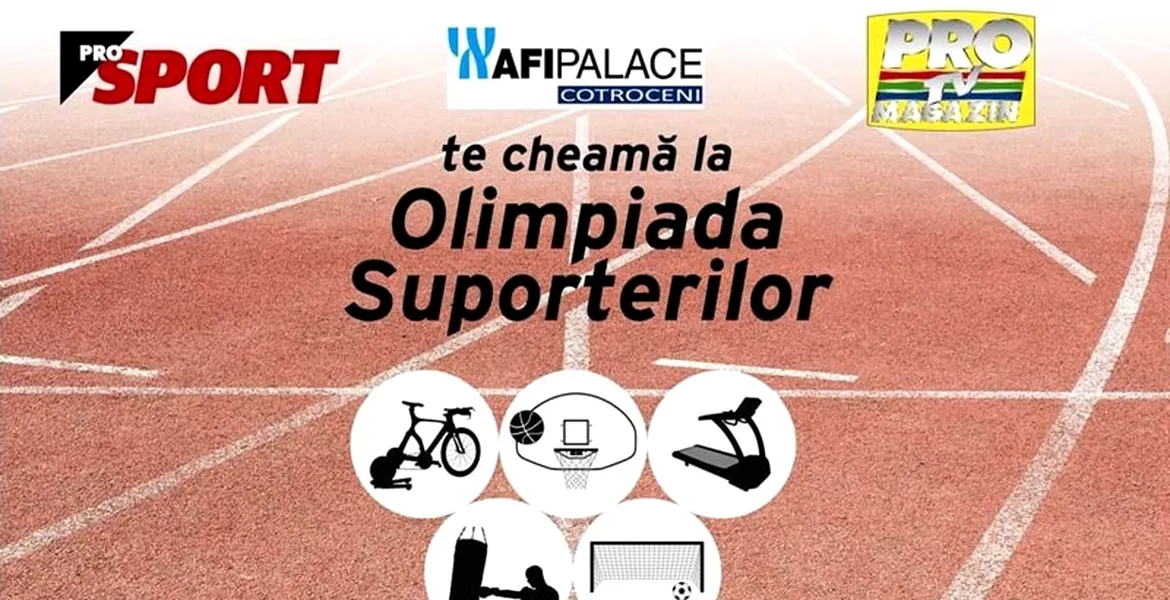 Dana Rogoz şi Dan Cruceru se întrec la OLIMPIADA SUPORTERILOR