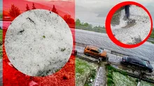 Grindina a făcut prăpăd în România. Ciclonul a lovit o mare parte din țară