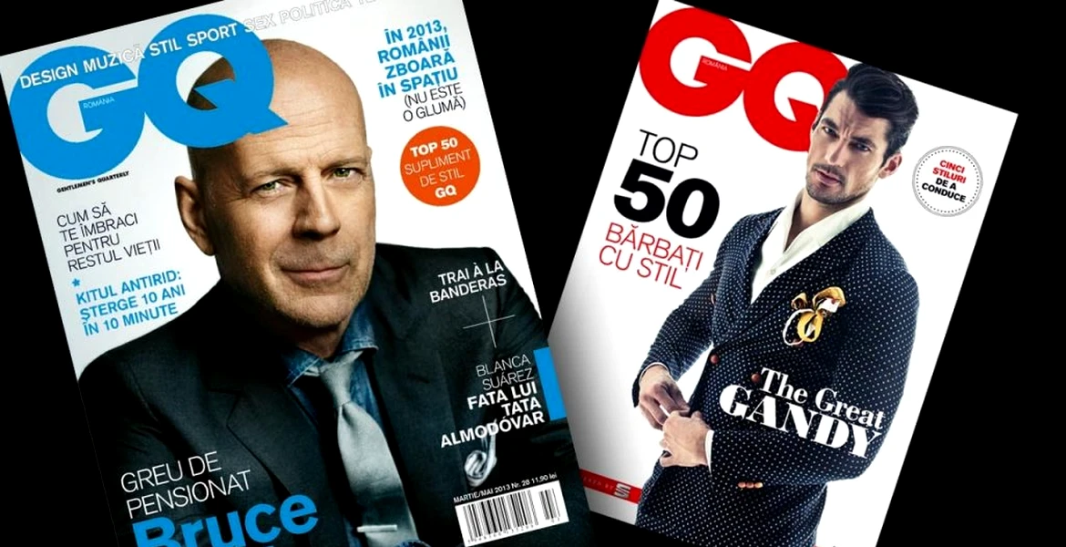 Bruce Willis pe coperta noului număr GQ România