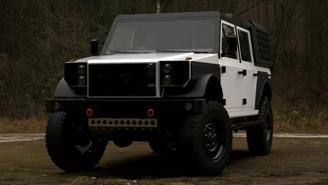 La prima vedere pare a fi un tanc, dar este un SUV electric. Munro prezintă versiunea de producție SUV-ului pregătit pentru orice teren