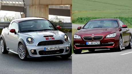Preţurile noilor BMW Seria 6 Coupe şi MINI Coupe, în România