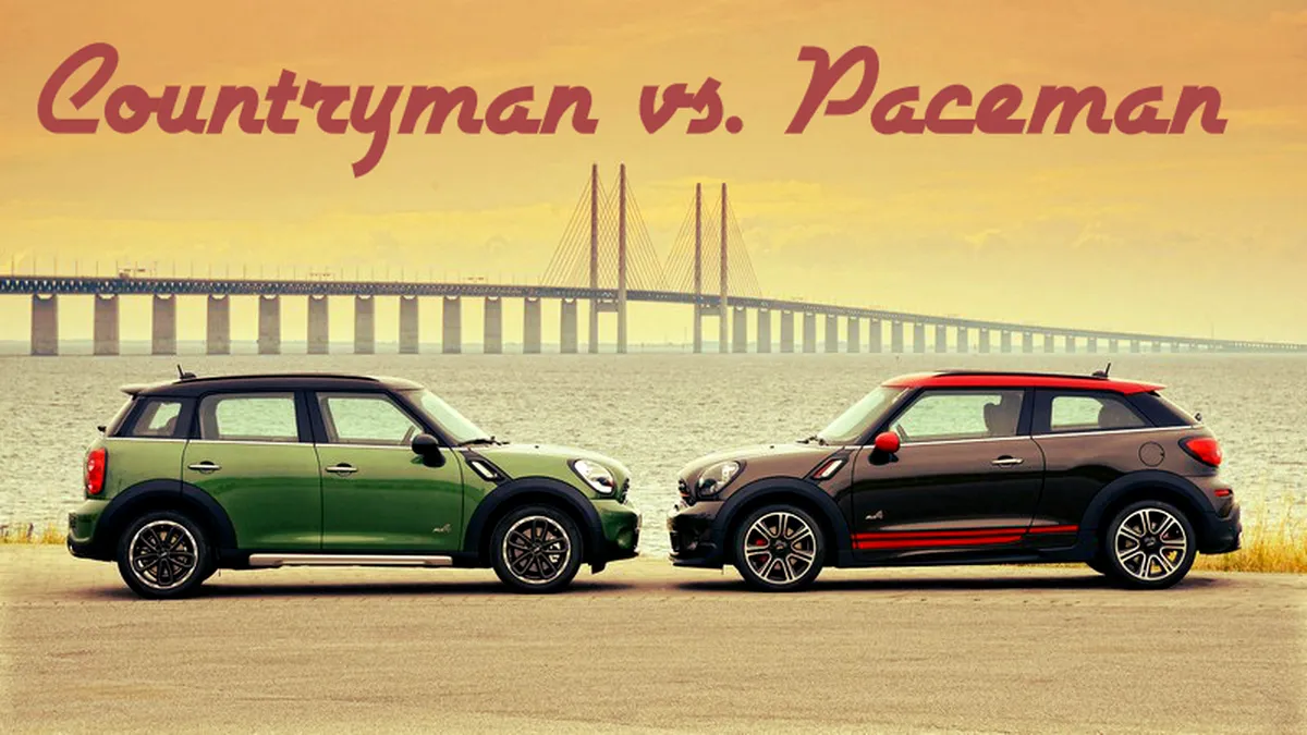 TEST: noile MINI Countryman şi Paceman (facelift) 2014. #SELFIE
