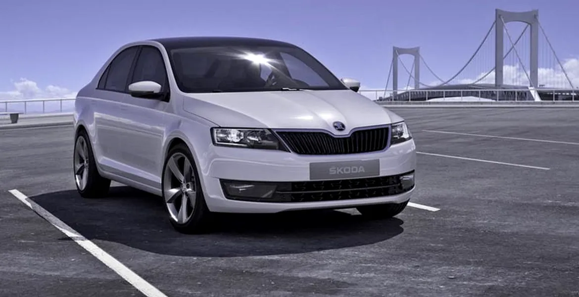 Sedanul compact derivat din Mission L se va numi Skoda Rapid