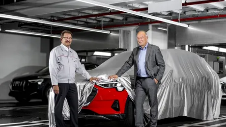 Audi a început producţia în masă a modelului e-tron 