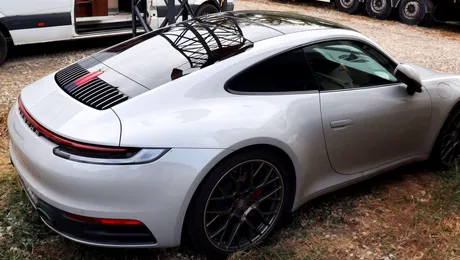 Model Porsche de peste un milion de lei, indisponibilizat de polițiști la Calafat. Șoferul, un bulgar