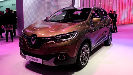 Kadjar, SUV-ul compact desenat de un român, vedeta standului Renault la Geneva