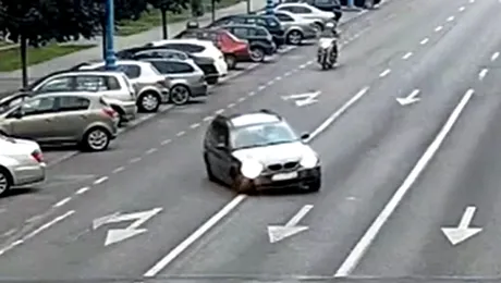 Un șofer drogat și fără permis a doborât un semafor în Drobeta-Turnu Severin – VIDEO