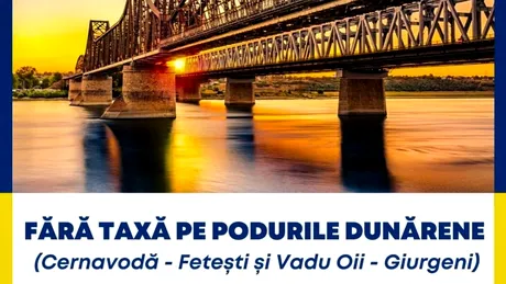 Ce șanse au românii să scape de taxa de trecere pe podul de la Cernavodă