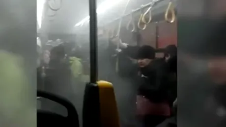 Încă un autobuz Otokar s-a defectat. Interiorul plin cu pasageri a fost inundat de apă clocotită - VIDEO