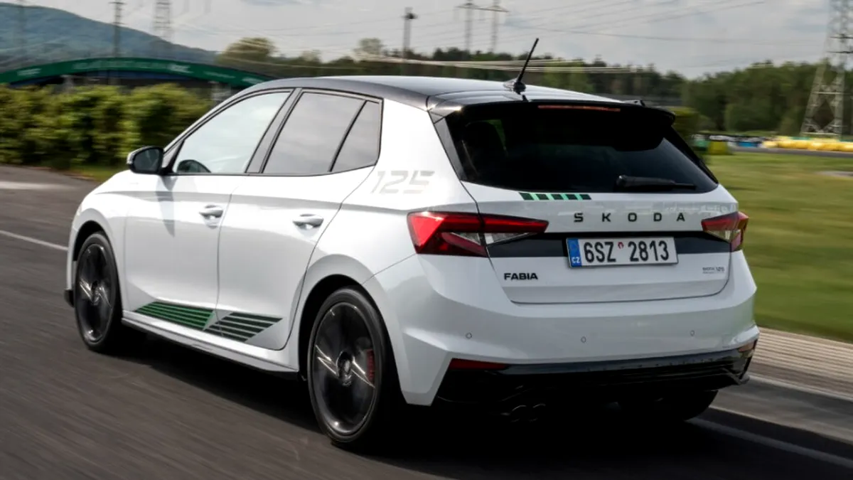 Doar 125 de unități: Skoda Fabia Motorsport devine una dintre cele mai rare Fabia