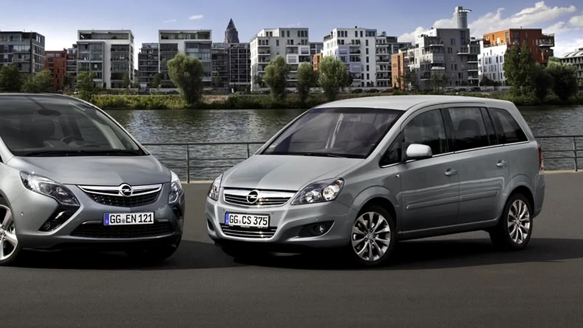 Precedenta generaţie Opel Zafira rămâne în producţie, alături de noul Zafira Tourer