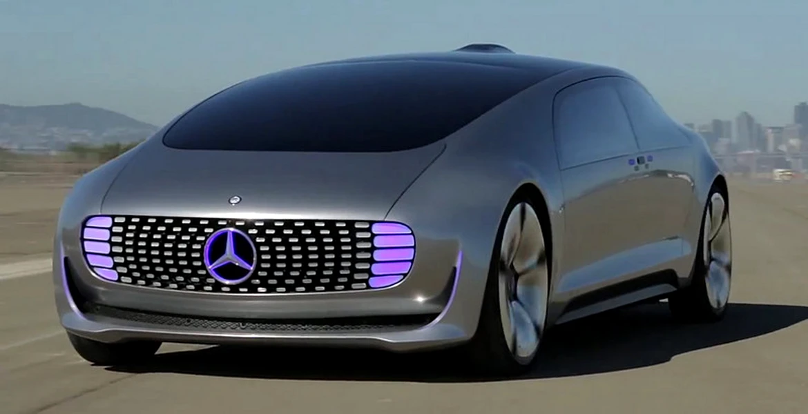 Cum funcţionează în realitate maşina autonomă Mercedes-Benz F 015. VIDEO