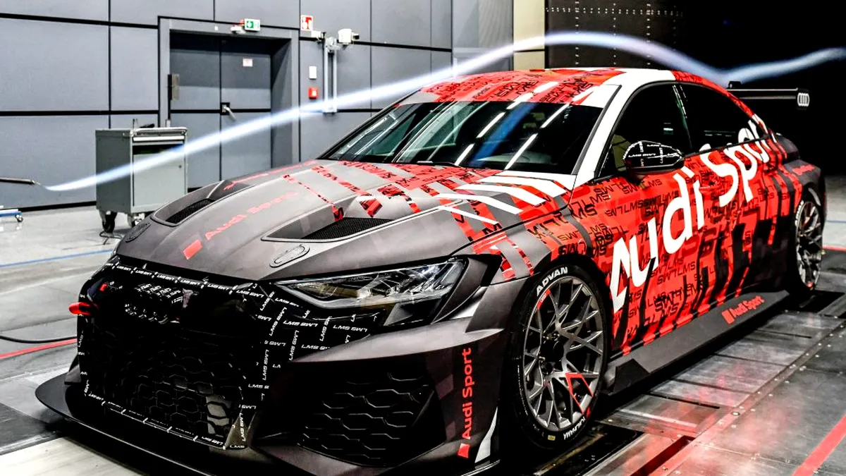 Noul model TCR Audi Sport Audi RS 3 LMS este supus unui program intens de testare