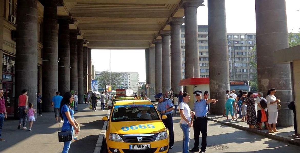 Poliţia a făcut curat printre taximetriştii de la Gara de Nord şi de la Aeroportul Henri Coandă