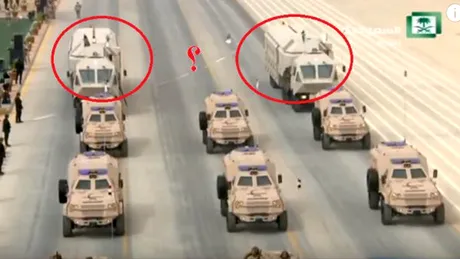 Camioanele futuriste ale armatei din Arabia Saudită - FOTO