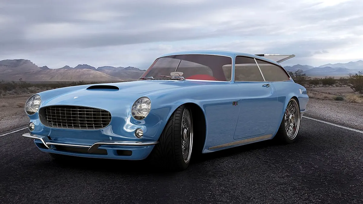 Conceptul Volvo P1800, o combinaţie de Aston Martin şi Ferrari