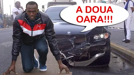 Usain Bolt nu are probleme cu Olimpiada. Dar are cu BMW-ul M3...