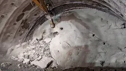 <span class='prepend'>Video |</span> Moment important pentru Autostrada A1. Au început săpăturile pentru tunelul de la Robești