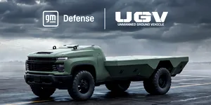 Divizia de apărare a General Motors a transformat un Chevrolet Silverado într-un camion logistic autonom