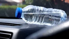 Ce riști dacă lași sticla cu apă în mașină atunci când e caniculă?
