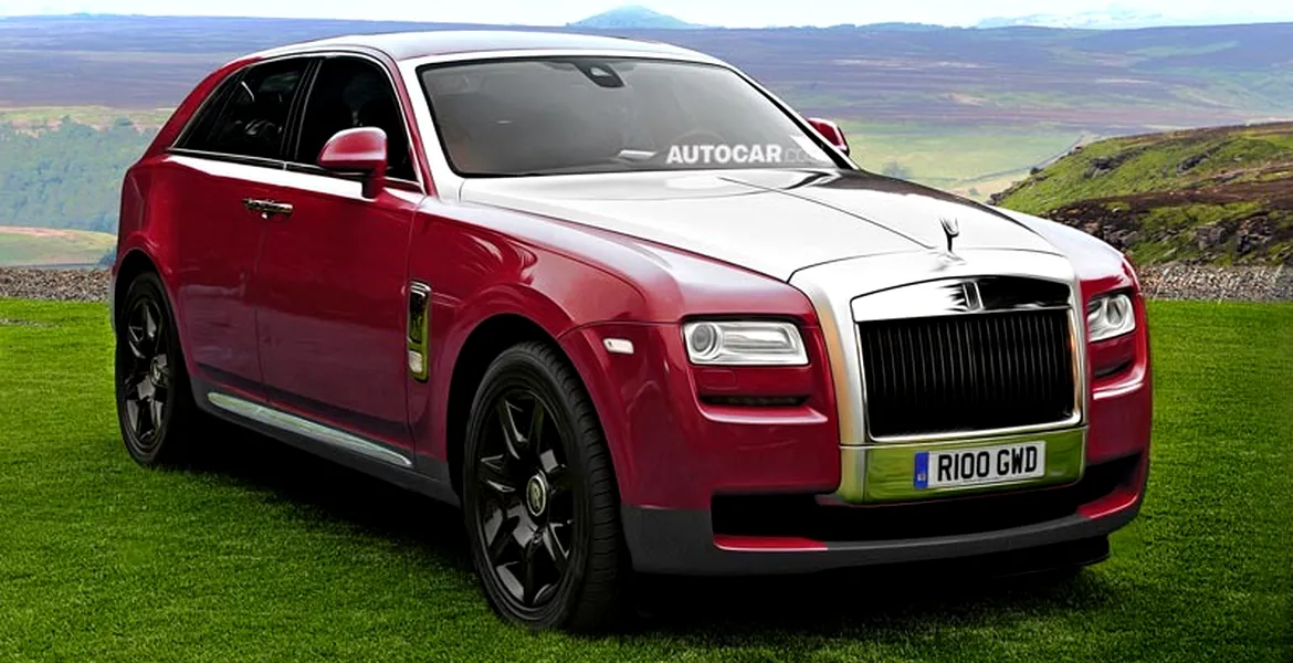 SUV-ul Rolls Royce va fi realitate, dar mai întârzie