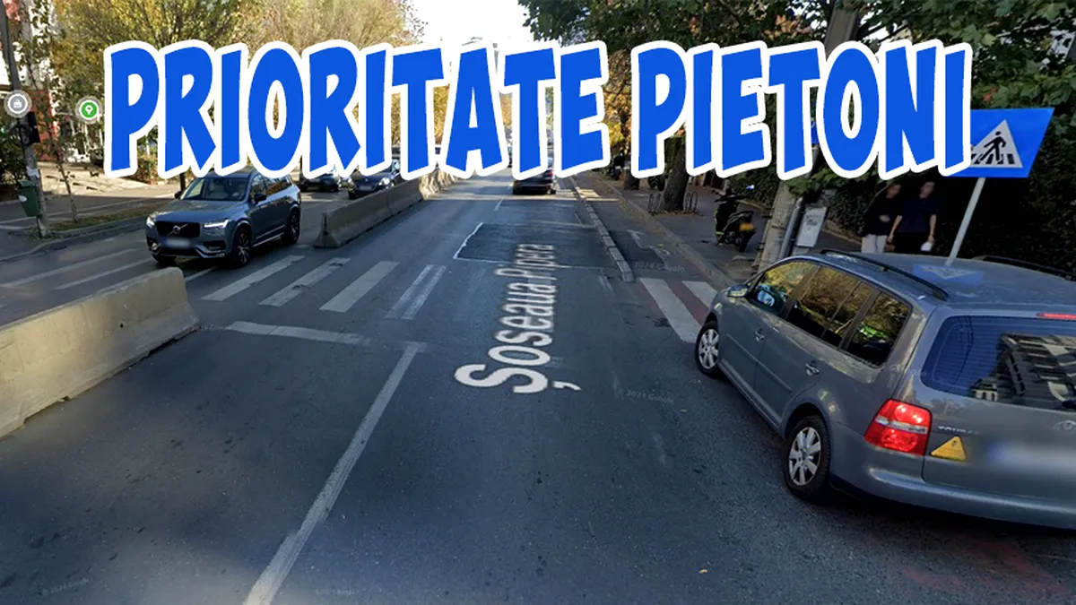 2025: Prioritate la trecerea de pietoni pe drum cu 2 benzi pe sens. Oprești dacă pietonul e pe cealaltă bandă?
