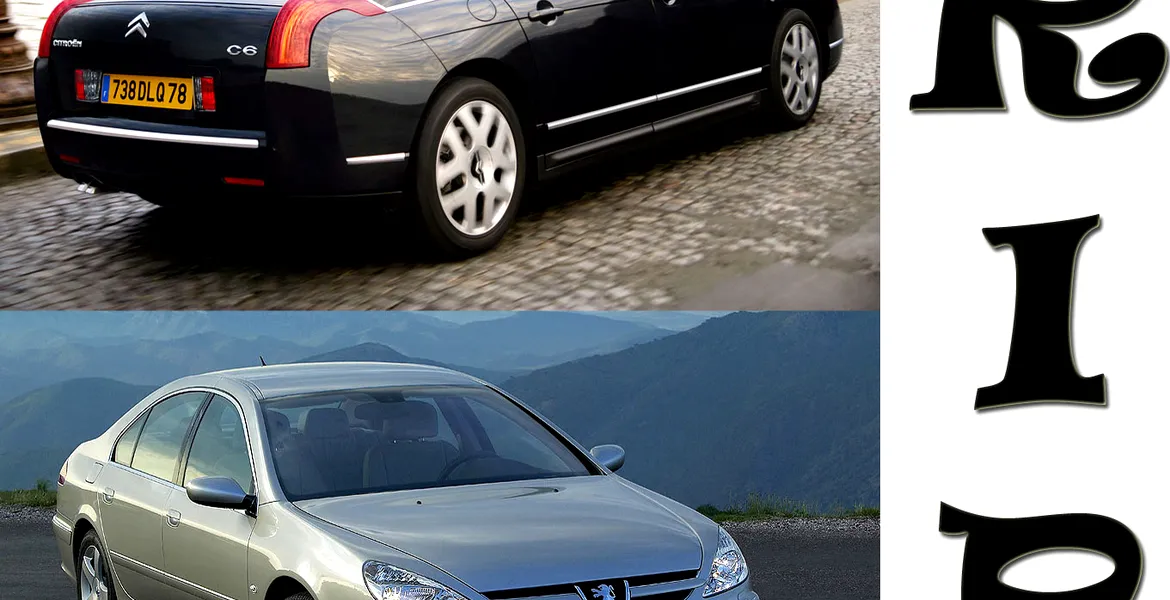 Citroen C6 şi Peugeot 607 fără urmaşi