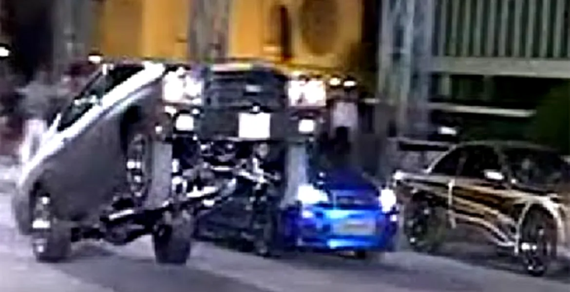 Vin Diesel la filmările pentru Fast and Furious