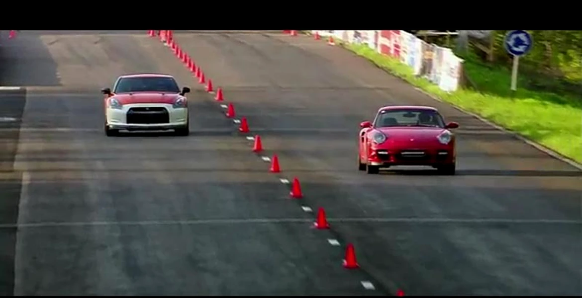 DRAG RACE: Nissan GT-R de 1.100 CP vs. Porsche 911 Turbo de 950 CP