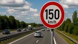 Limită de viteză variabilă și maxima de 150 km/h. Pe ce drum se aplică noua regulă