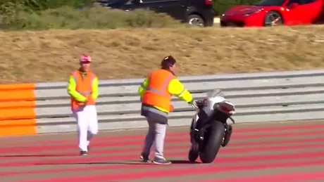 VIDEO. Motocicleta fantomă 