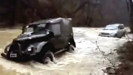 VIDEO: Bătrânul IMS tractează o Toyota Land Cruiser