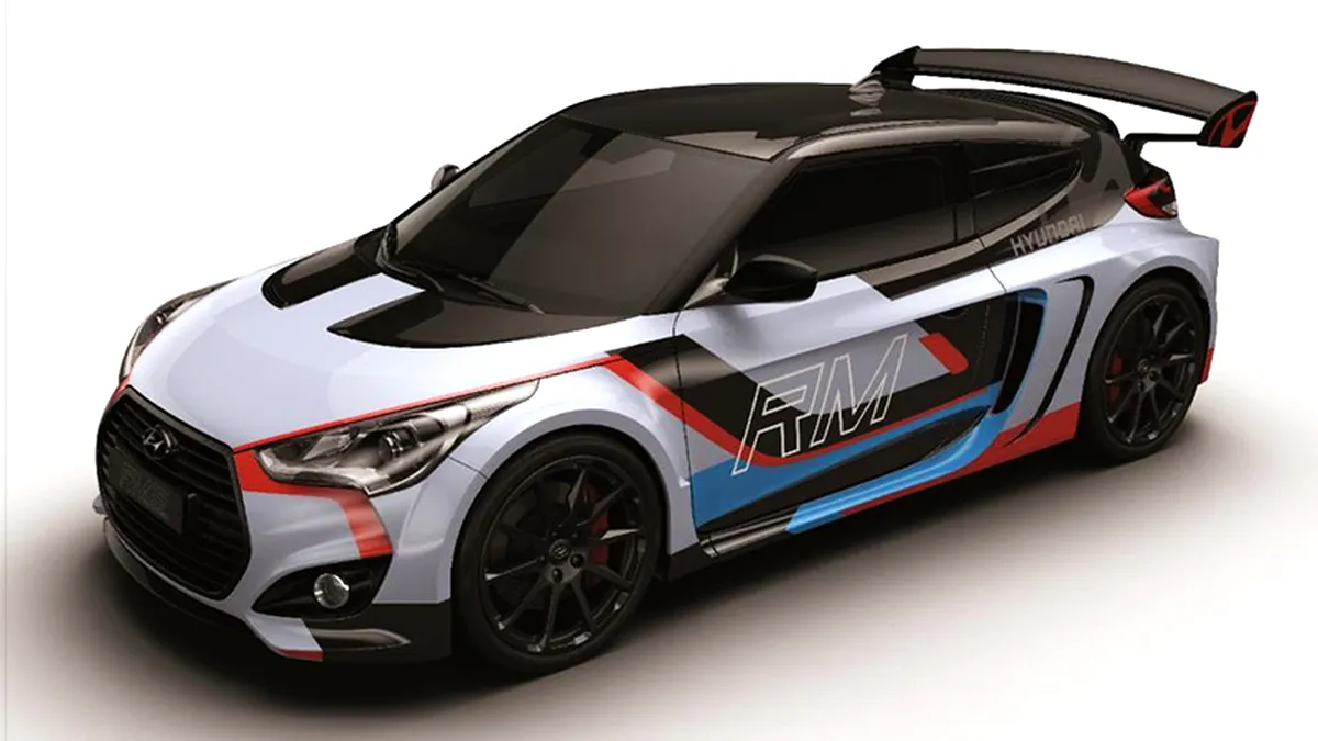 Hyundai RM15 Concept e un Veloster dement cu motor central. VIDEO