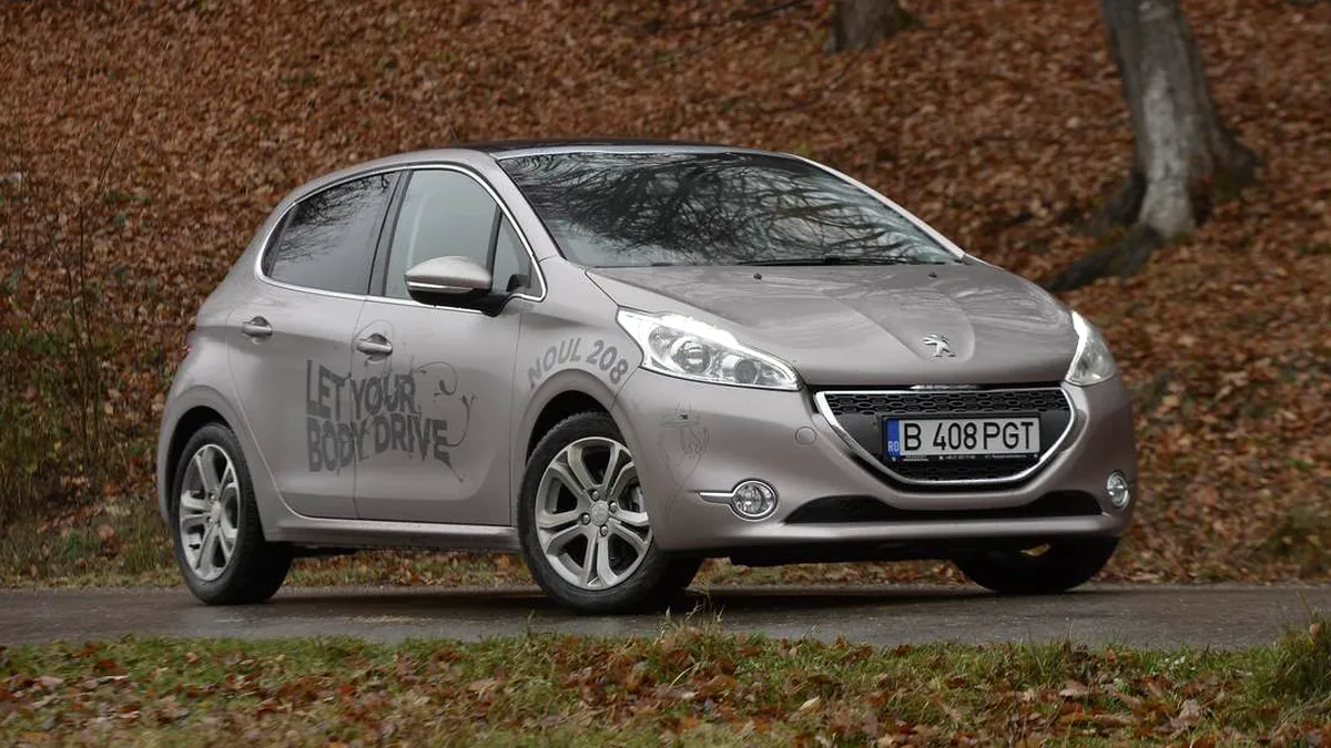 Am testat noul Peugeot 208. Esenţă tare din sticlă mică.