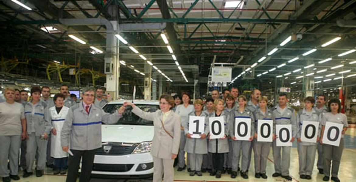 Record de producţie la Dacia