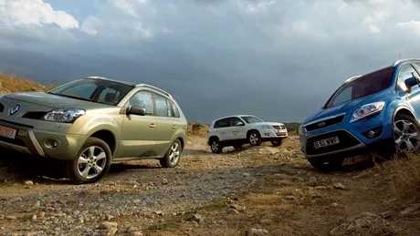 Renault Koleos vs Ford Kuga vs VW Tiguan