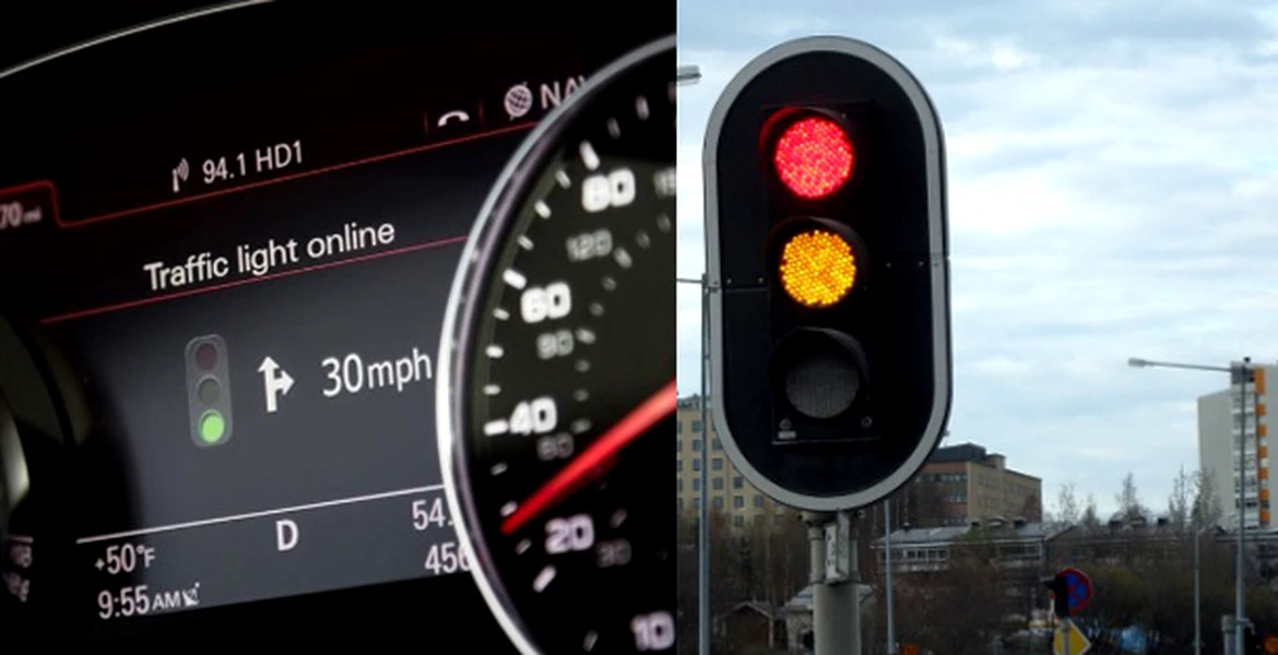 Audi lansează sistemul care îţi spune cât mai ai de stat la semafor