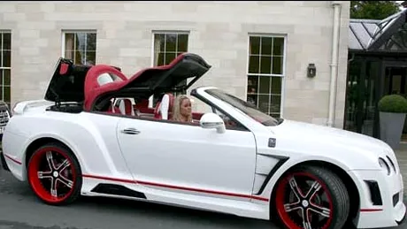 Bentley personalizat cu numele iubitei