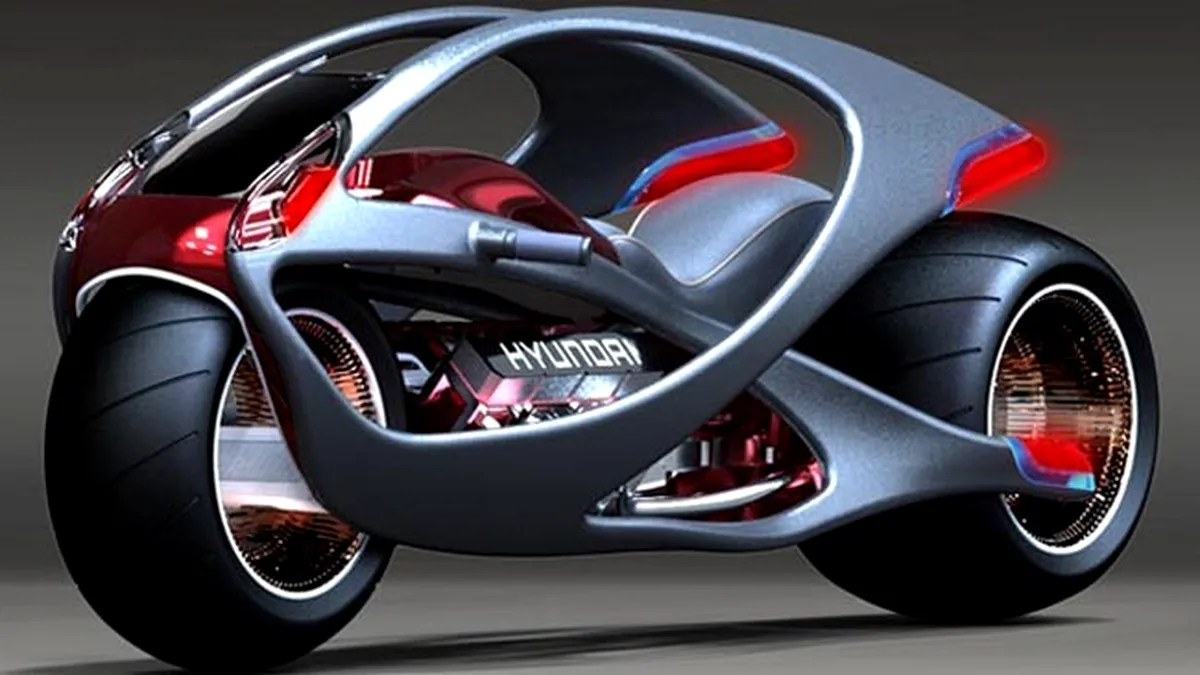 Hyundai Concept Motorcycle - propunerea inedită a unui designer coreean
