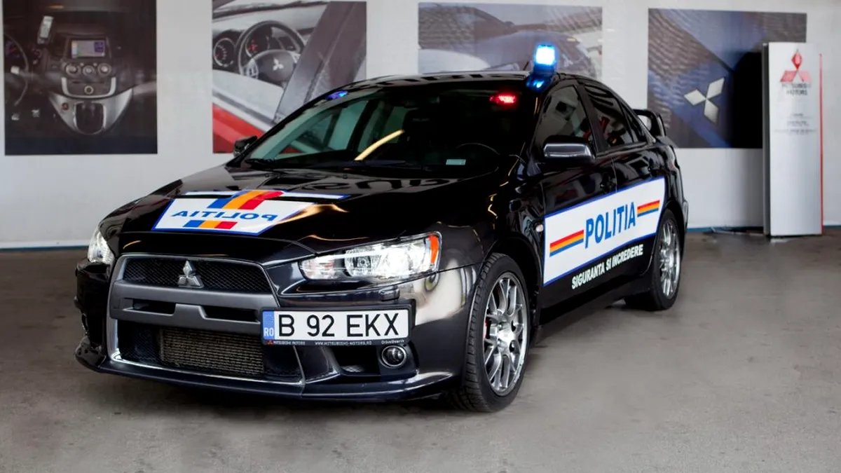 Poliţia Autostrăzi combate viteza cu un Lancer Evolution