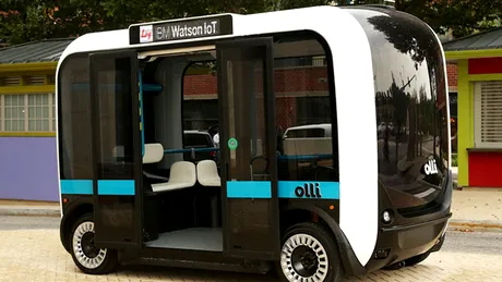 Olli - Primul autobuz autonom făcut cu o imprimantă 3D | FOTO-VIDEO