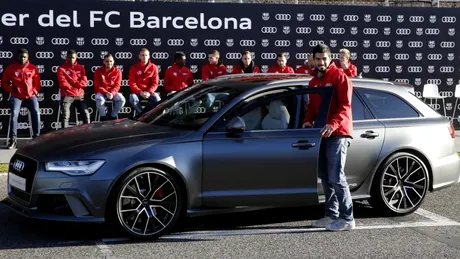 Barcelona şi-a ales maşinile Audi pe 2018. Messi şi Suarez sunt fraţi de cai